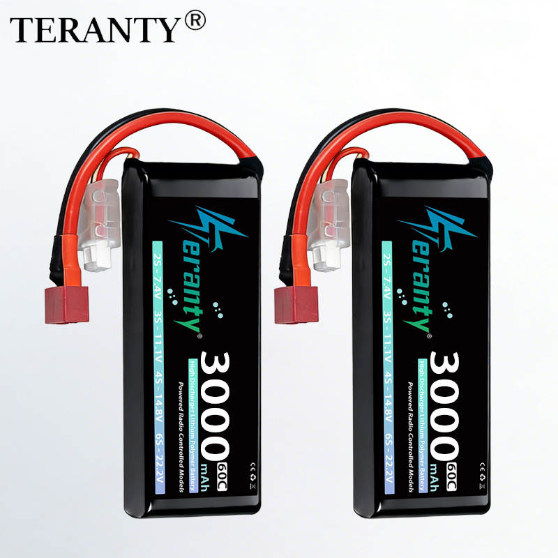 Drone Battery Connector - TERANTY 2S 3000mAh Lipo Pil 7.4V