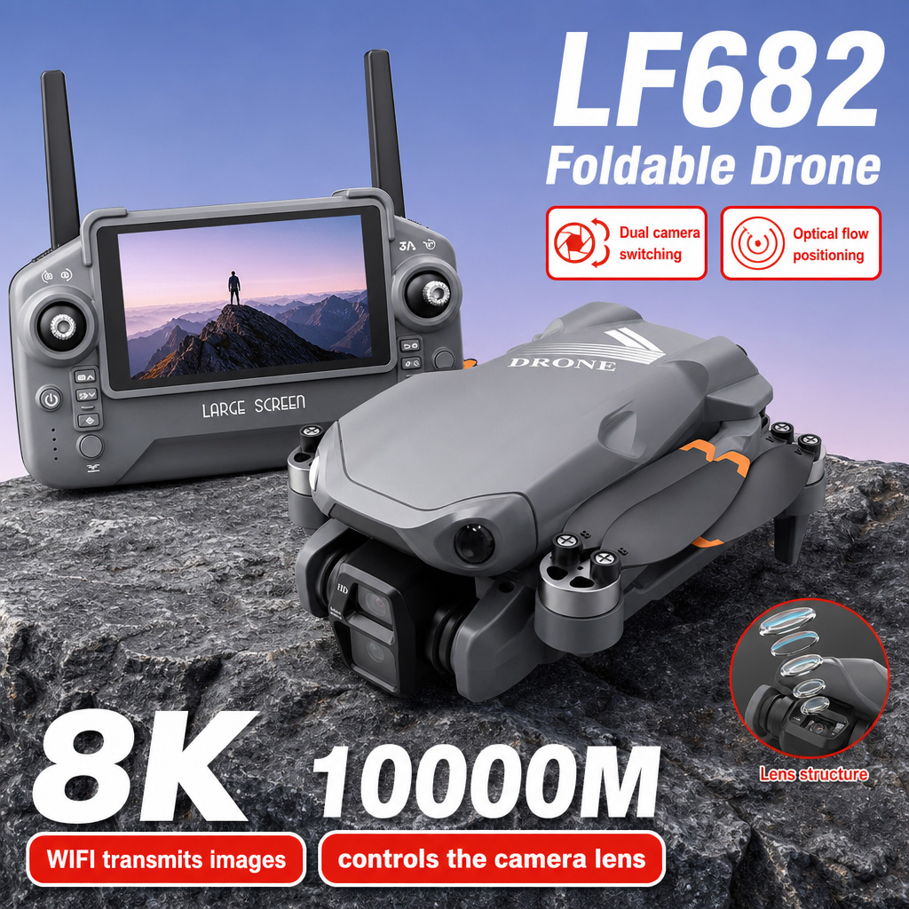 Drone Battery Smart - Hava Fotoğrafı LF682 Drone 8K HD