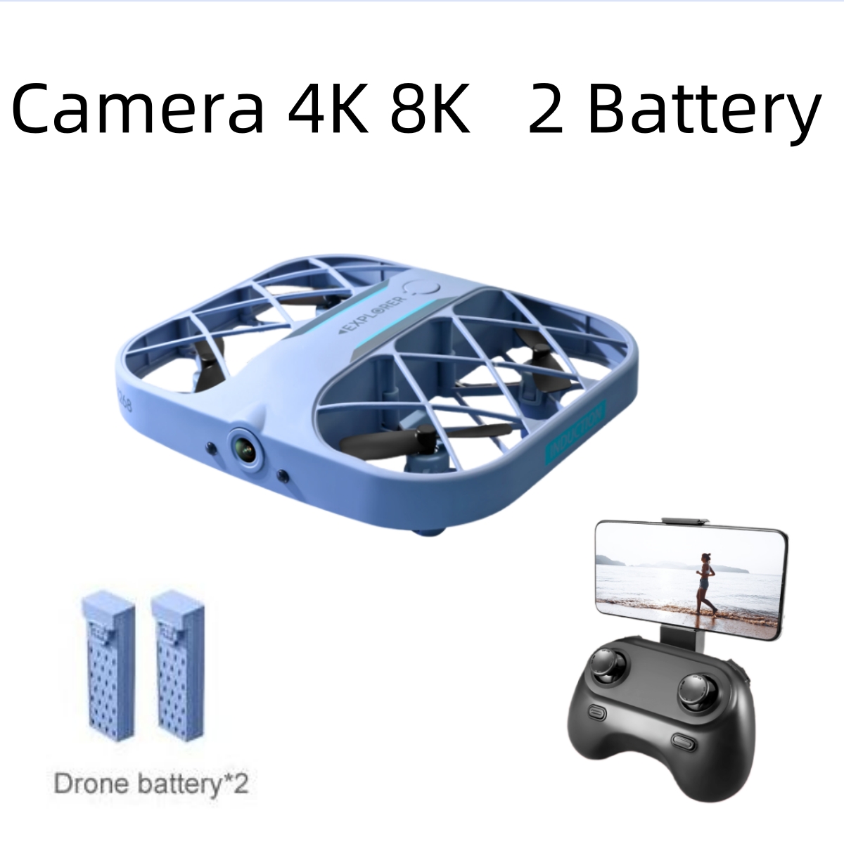Drone Battery Case - JJRC H107 FPV RC Drone, 2