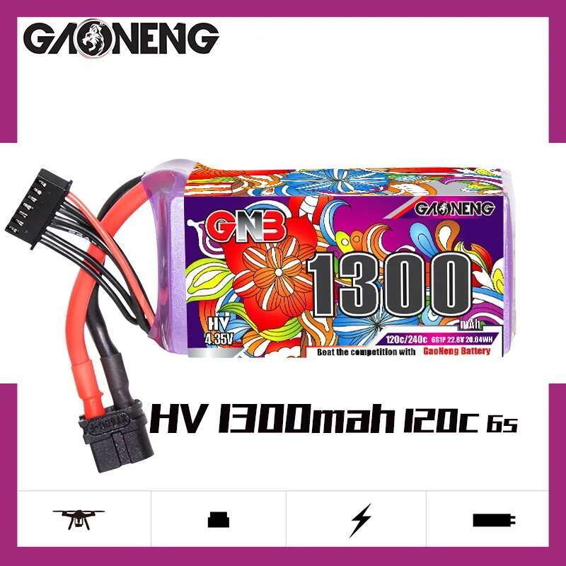 2 adet GNB 6S Lipo Pil 22.8V 1 - Drone Battery 6S incelemesi ve fiyatı