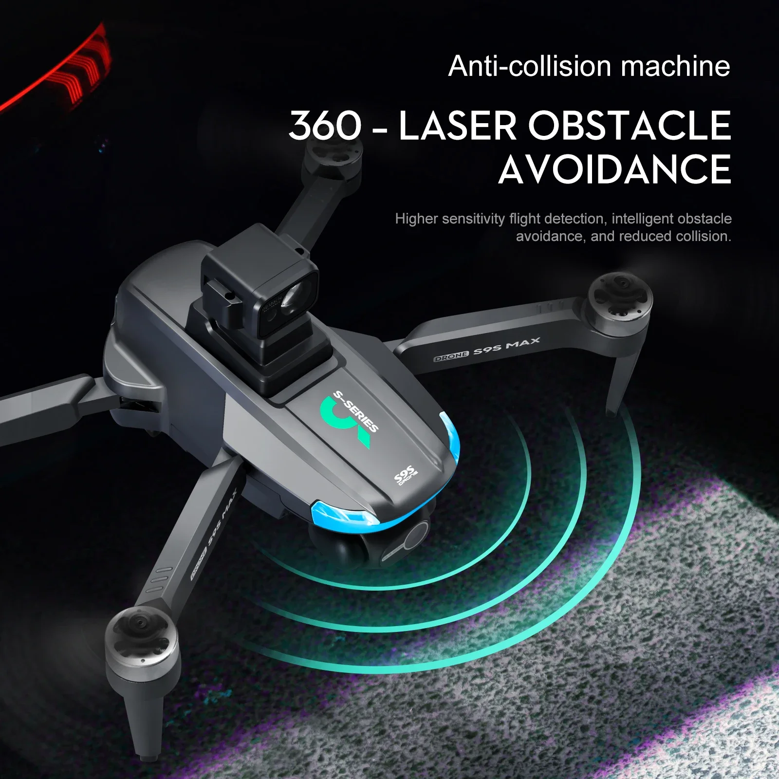 YENI S9S MAX MINI Drone 4K 2 E - Drone Battery Case incelemesi ve fiyatı