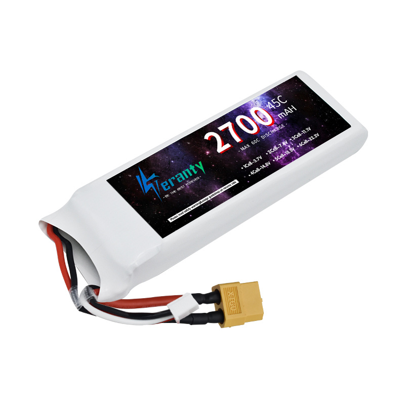 1/3 adet 2S 7.4V Lipo pil 2700 - Drone Battery Connector incelemesi ve fiyatı