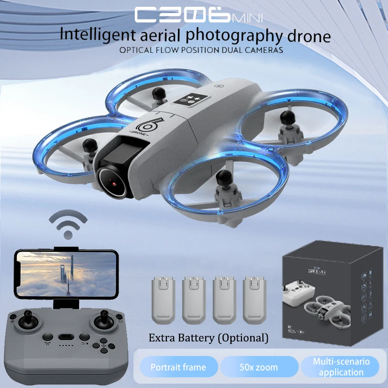 CZ06 Mini RC Quadcopter Drone  - Drone Battery Case incelemesi ve fiyatı